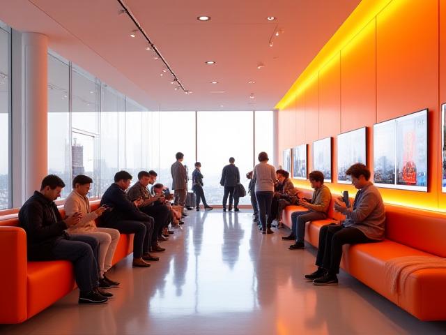 Kedai telekomunikasi moden